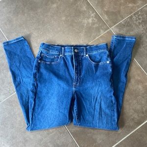 express skinny high rise jeans size 10